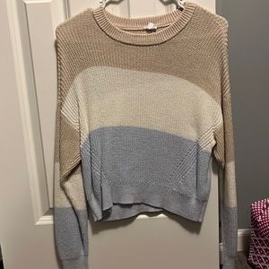 Womens Striped Sweater
